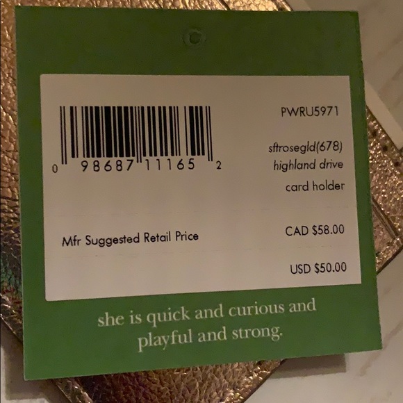 NWT Kate Spade business card holder - Picture 4 of 6